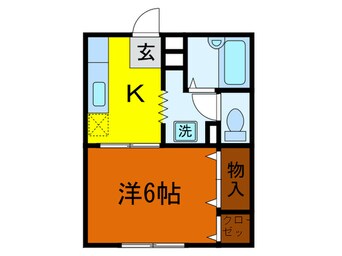 間取図 中山手ガ－デンパレスＡ棟