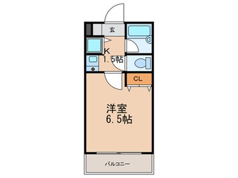 間取図 シャトラン弓木一番館