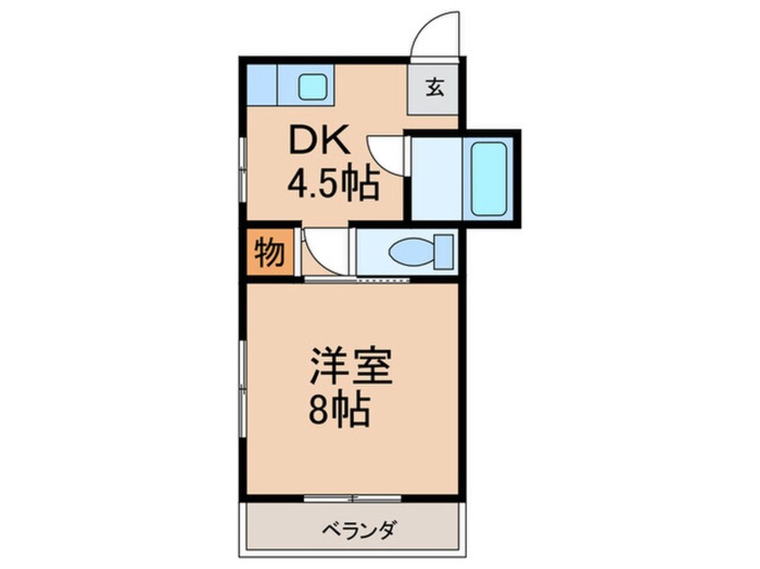 間取図 ハイムヤマウチ