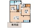 コンフォルト苅田の間取図
