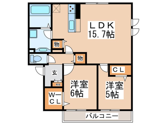 間取り図 コンフォルト苅田