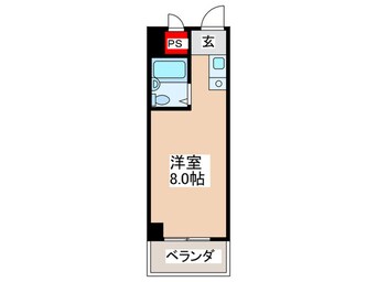 間取図 シティ－ア－クイ－ストワン