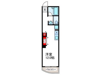 間取図 シティ－ア－クイ－ストワン