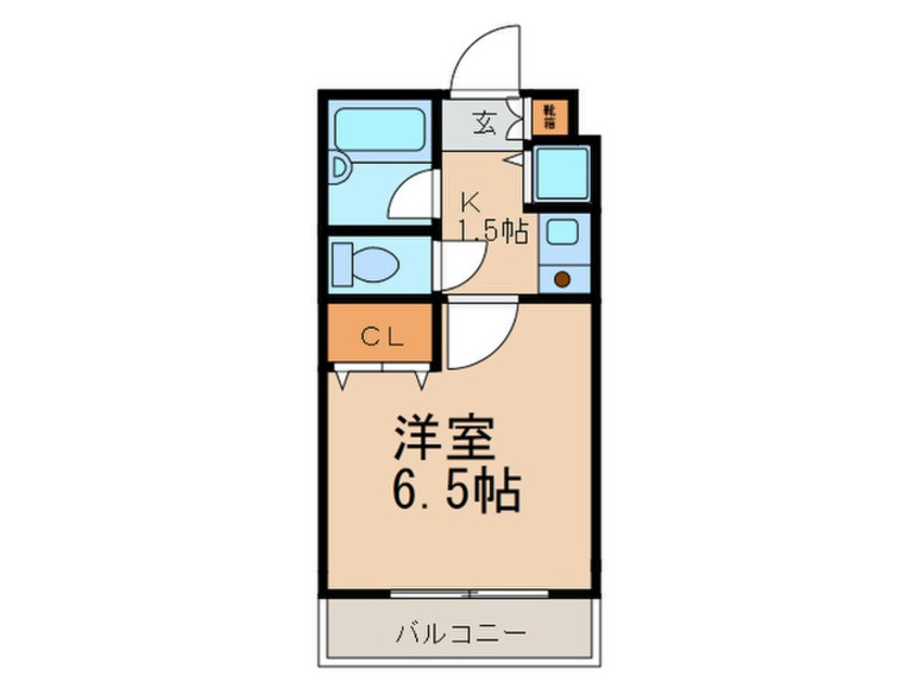 間取図 シャトラン弓木三番館