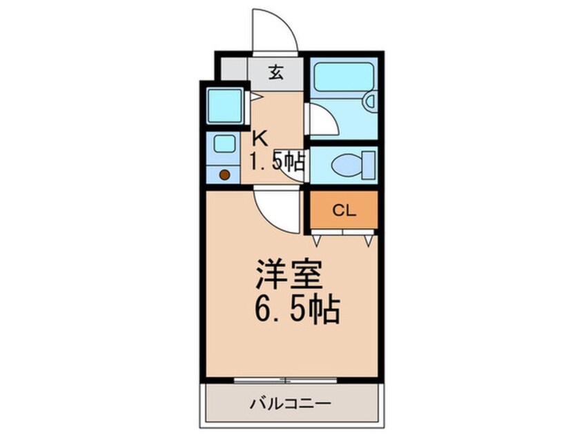 間取図 シャトラン弓木三番館