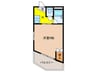 松岡マンション 1Kの間取り