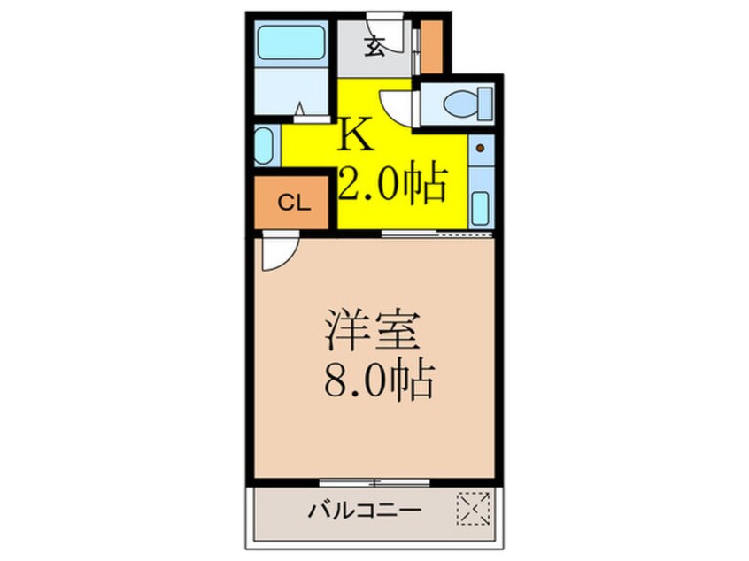 間取図 エステ－トハイノ