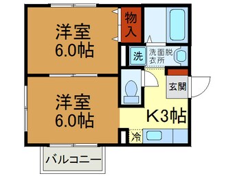 間取図 中山手ガ－デンパレスＣ棟