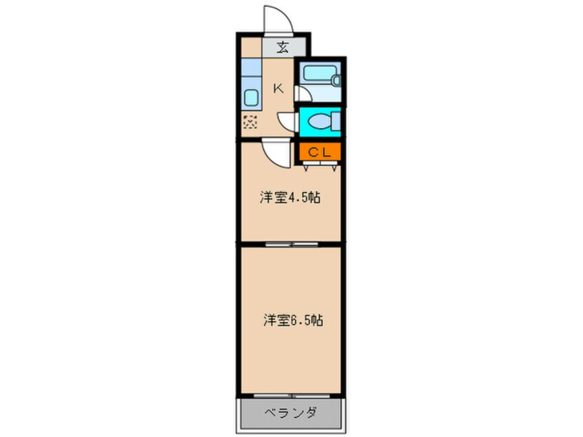 間取図 エレガンス東寺