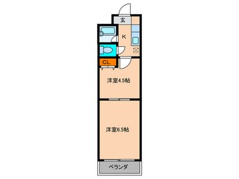 間取図 エレガンス東寺