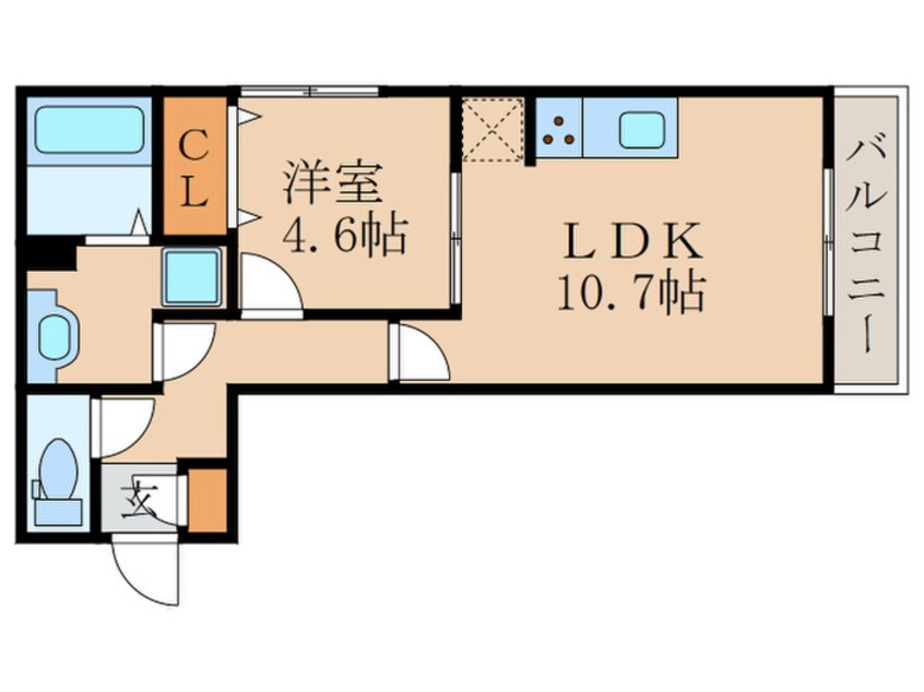 間取図 ベルフォーレ片山