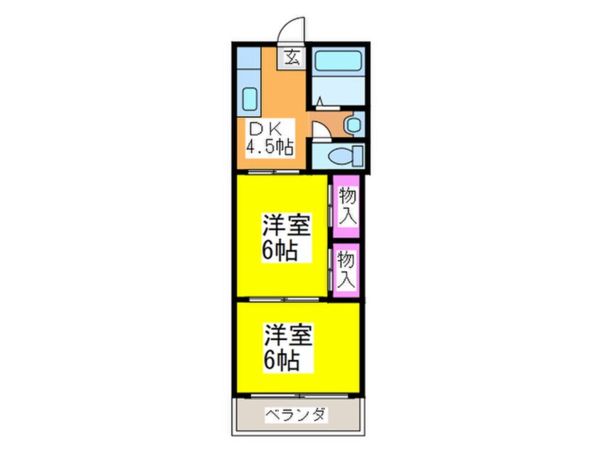 間取図 ニューマンション楠木