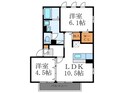 ブランドール鹿ノ下の間取図