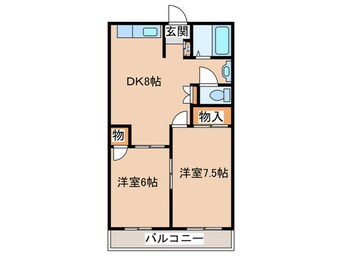 間取図 メゾンドール天王寺