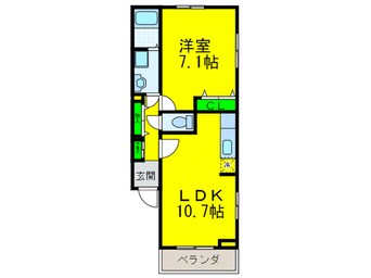 間取図 ＡＤ Ｌｅａｄ　粉浜Ⅰ