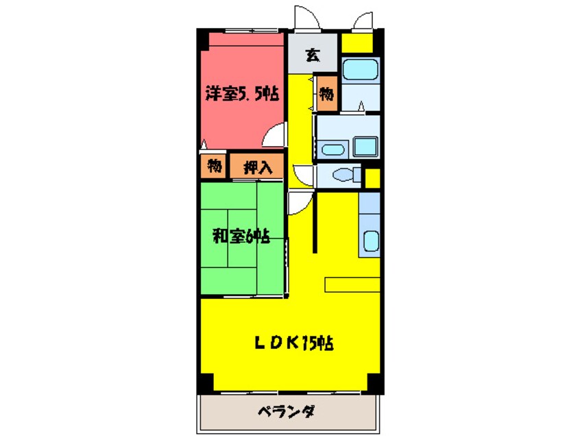 間取図 ロニヨン