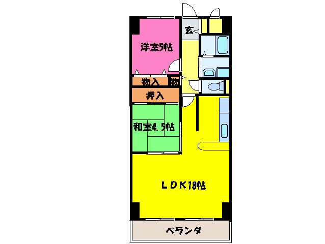 間取り図 ロニヨン