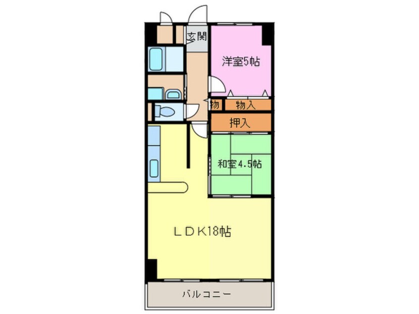 間取図 ロニヨン