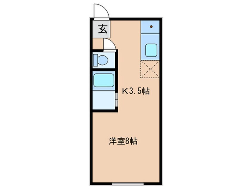 間取図 高見の里５丁目文化住宅