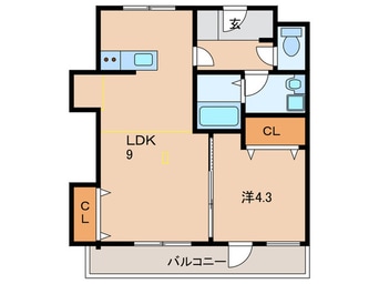 間取図 アロハ名谷