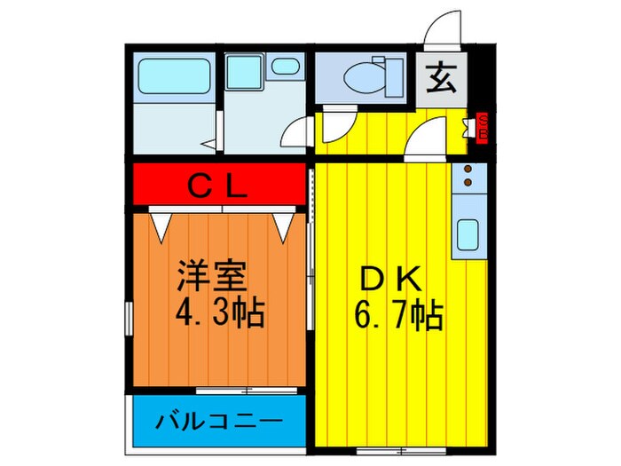 間取り図 アーリーズ大宮通
