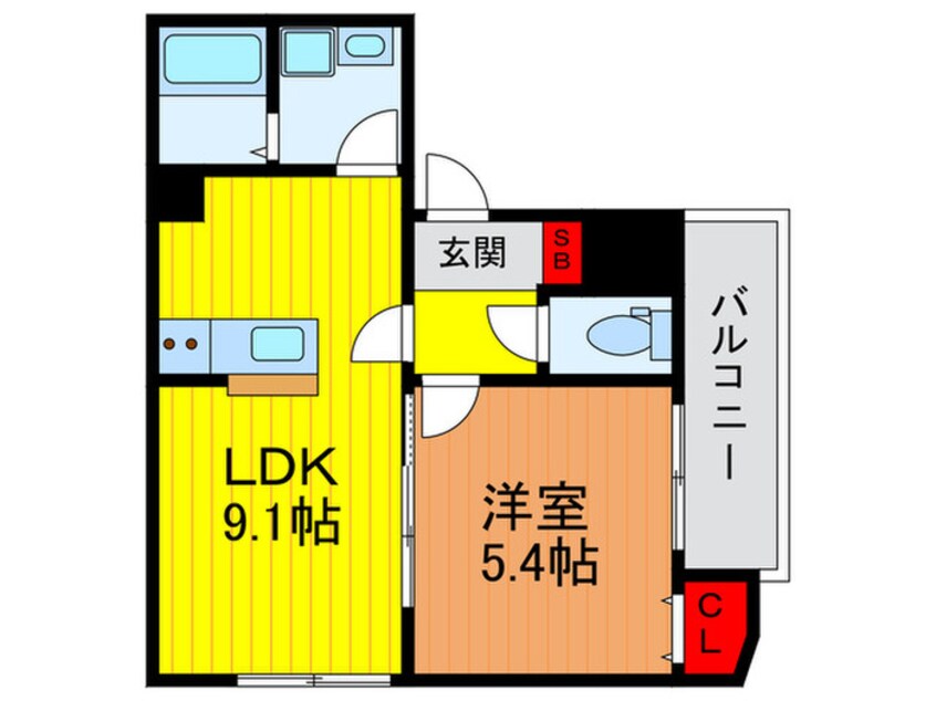 間取図 アーリーズ大宮通