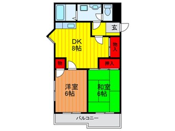 間取図 サンパレス