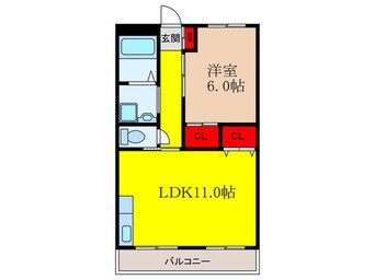 間取図 西田マンション