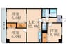 レジデンス南草津 3LDKの間取り