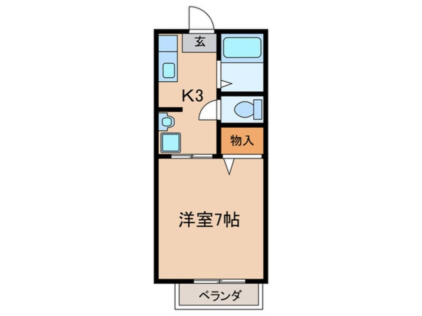 間取図 フレグランス御影Ⅰ