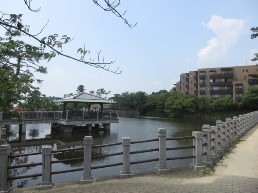 深田池公園(公園)まで850m フレグランス御影Ⅰ