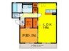 エリチェ青山 1LDKの間取り
