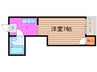 ピリカ大阪城公園 1Kの間取り
