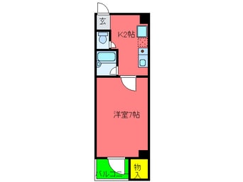 間取図 ルミエ－ル西大橋