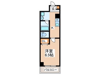 間取図 ｗｉｌｌ　Ｄｏ難波ｗⅡ