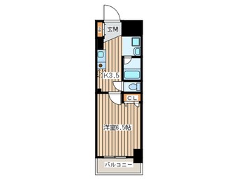 間取図 ｗｉｌｌ　Ｄｏ難波ｗⅡ