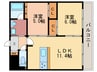 Cave de K 2LDKの間取り