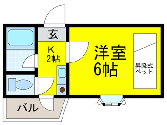 間取図 リヴァー住之江Ａ棟