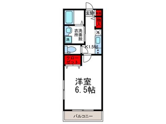間取図 ソラ－ナメゾン池田天神