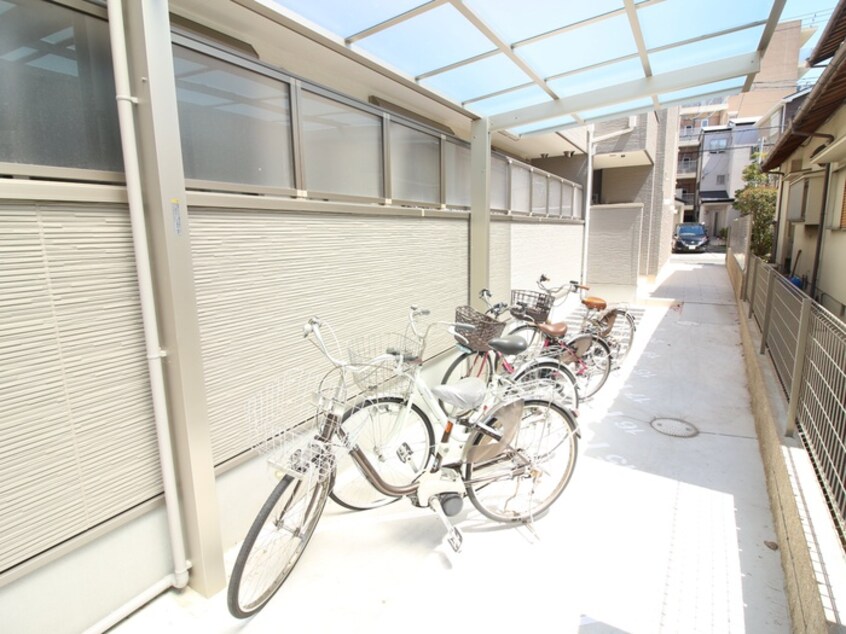 駐輪場 ソラ－ナメゾン池田天神