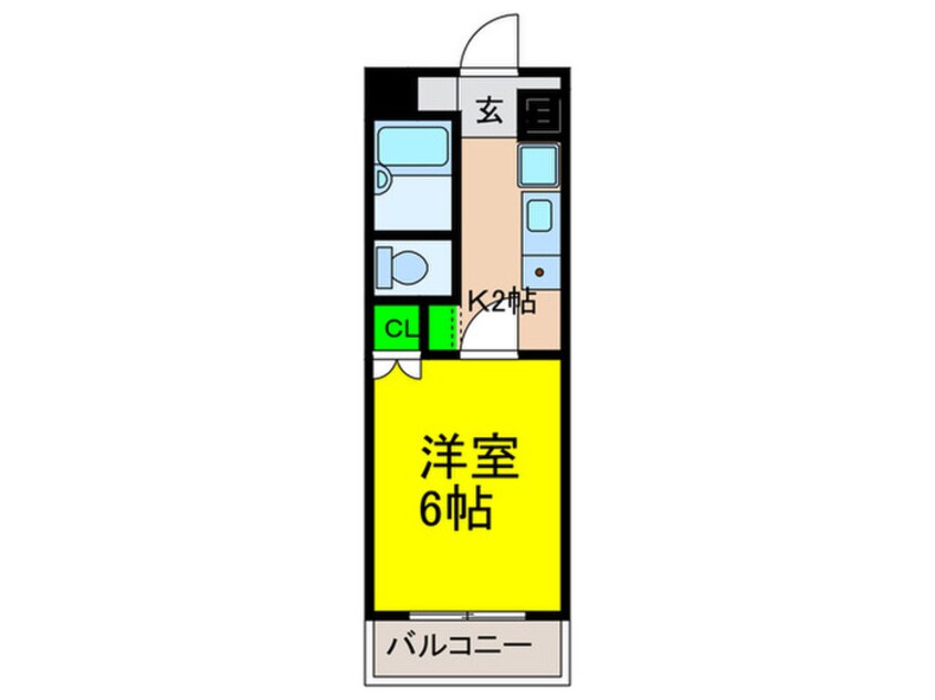 間取図 カルム泉ヶ丘西棟