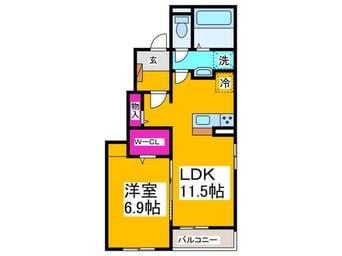 間取図 仮)グランモンターニュ
