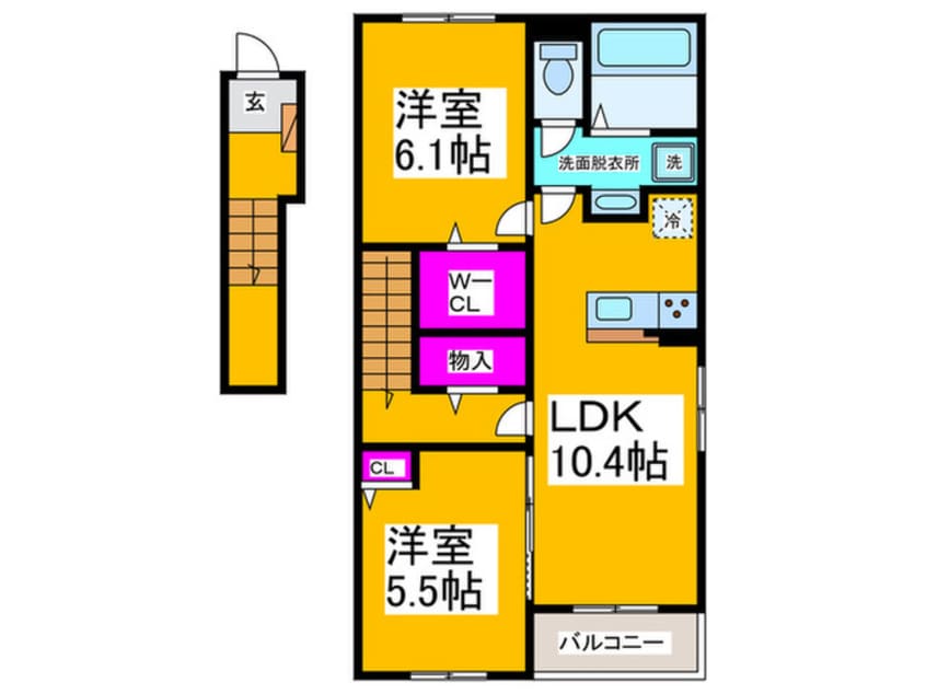 間取図 仮)グランモンターニュ