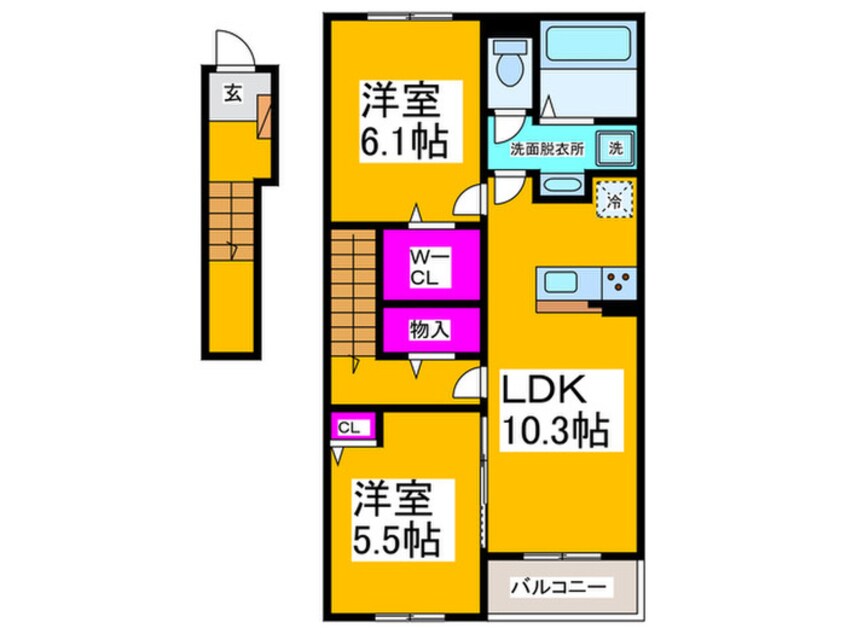 間取図 仮)グランモンターニュ