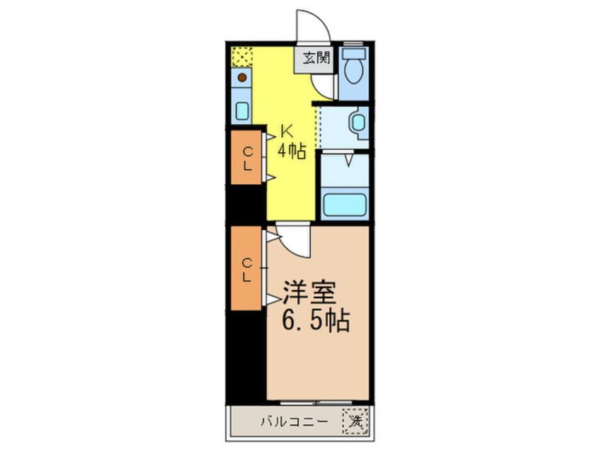 間取図 ナンバセブンマンション