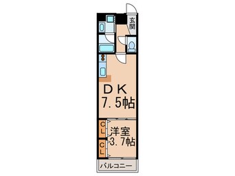 間取図 ラルテ天王寺