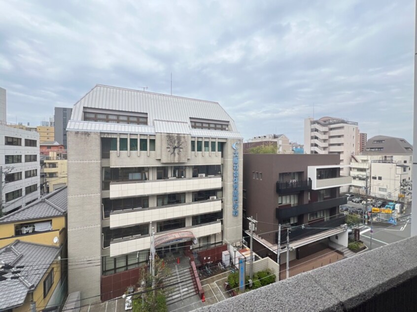 室内からの展望 ラルテ天王寺