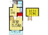 野崎ＫＳ 1Rの間取り