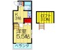 野崎ＫＳ 1Rの間取り