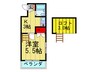 野崎ＫＳ 1Rの間取り